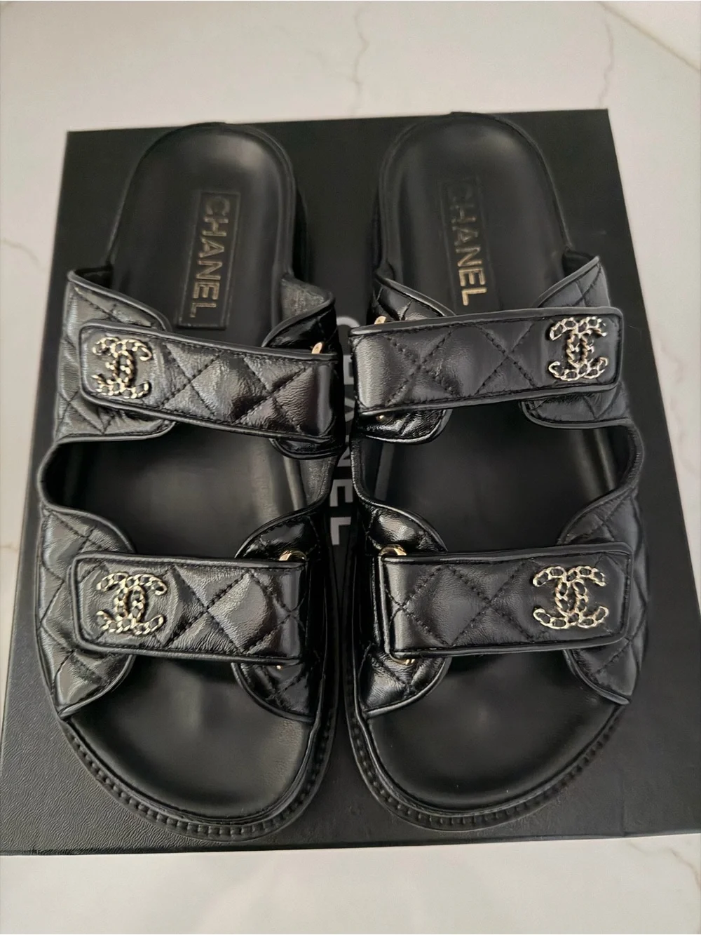 CHANEL luxury slides